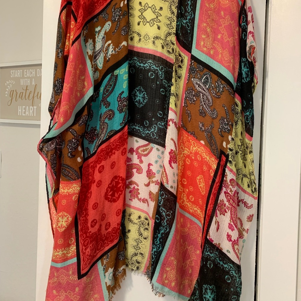 Boho chic, kimono shawl